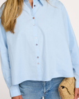IELEK Flared shirt Ligh Blue