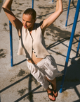 MANOA WAISTCOAT BEIGE