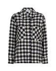 MELVA SHIRT BLACK CHECK