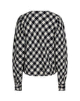 MEIJA TOP BLACK CHECK