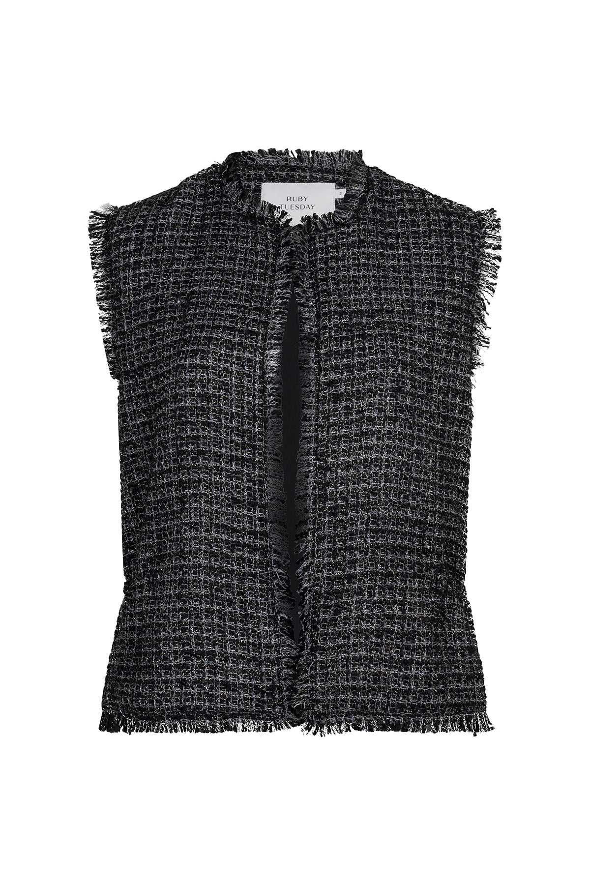 CAMRON WAISTCOAT BLACK MELANGE