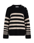 VIEJE PULLOVER STRIPE BLACK