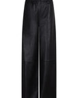 IMME LEATHER PANTS ANTHRACITE