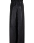IMME LEATHER PANTS ANTHRACITE