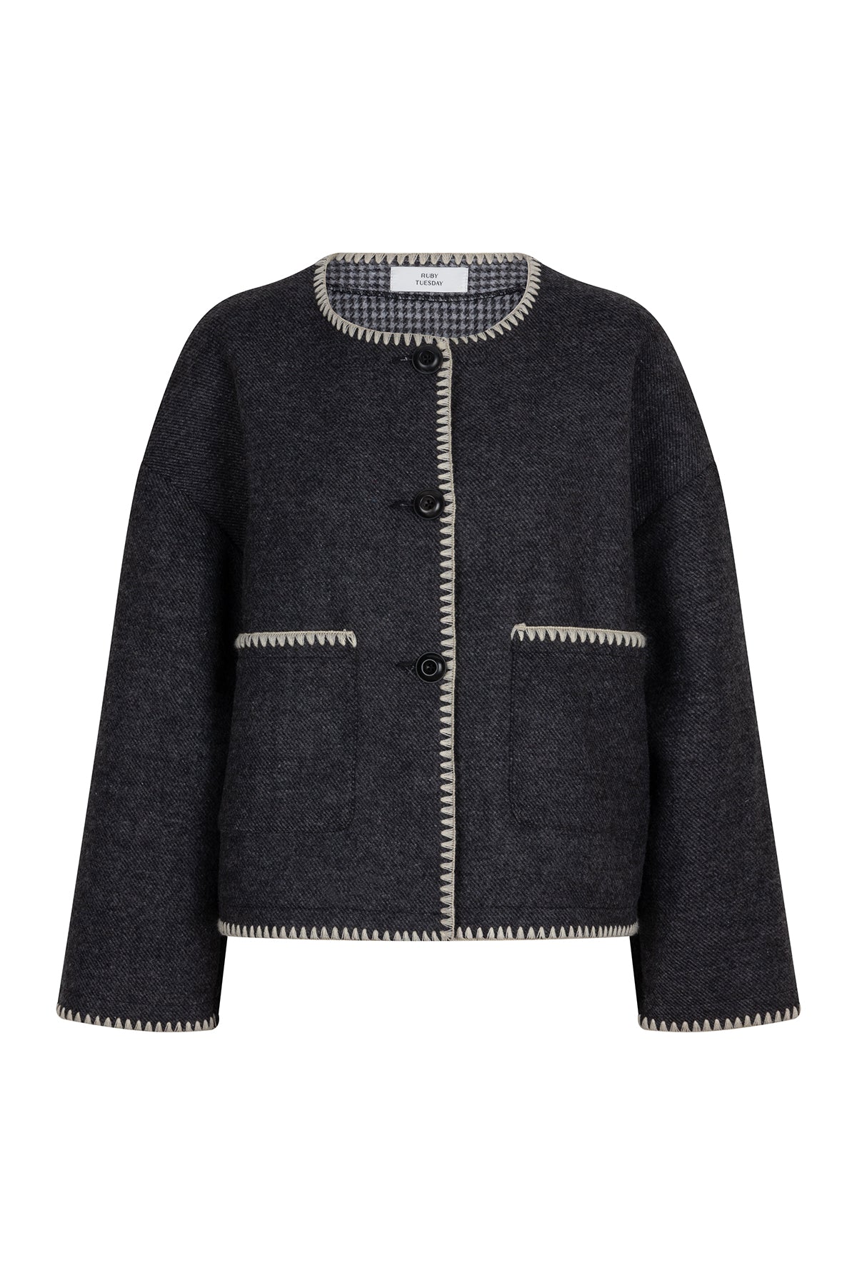 ISAC JACKET ANTHRACITE MELANGE