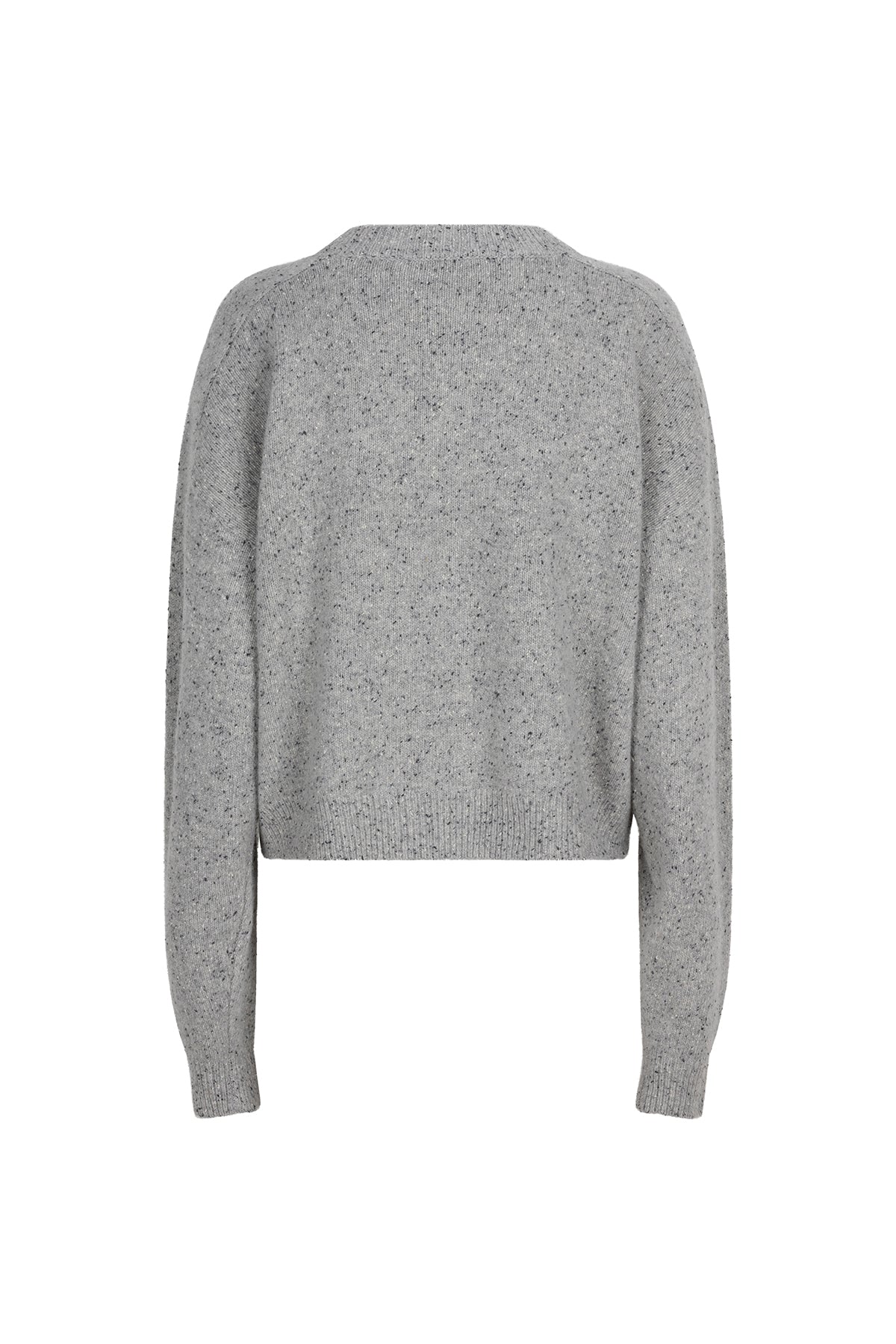 VINE CARDIGAN LIGHT GREY MELANGE