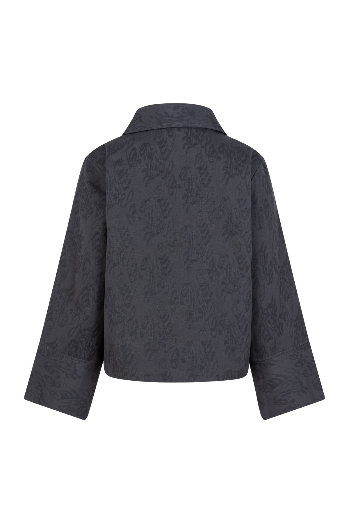 IRIAK short jacquard jacket with collar
