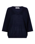 VAYEN night blue v neck relaxed pull