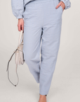 CALLUM pull on pants fancy sideseam blue