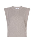 VERROS sleeveless knitted top