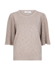 VERIE knit top with wide short sleeves