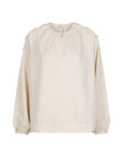 CHES fancy buttonlong sleeve blouse