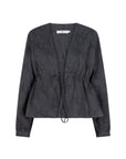 ISME jacquard blouson with drawstring closure