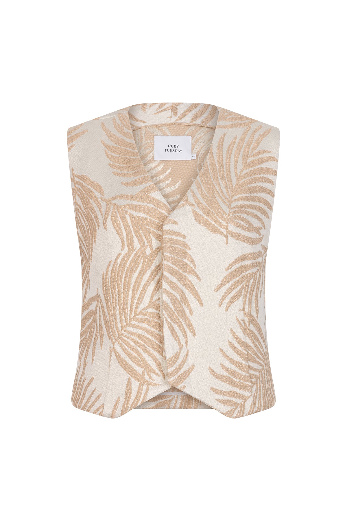 BEAU collarless gilet