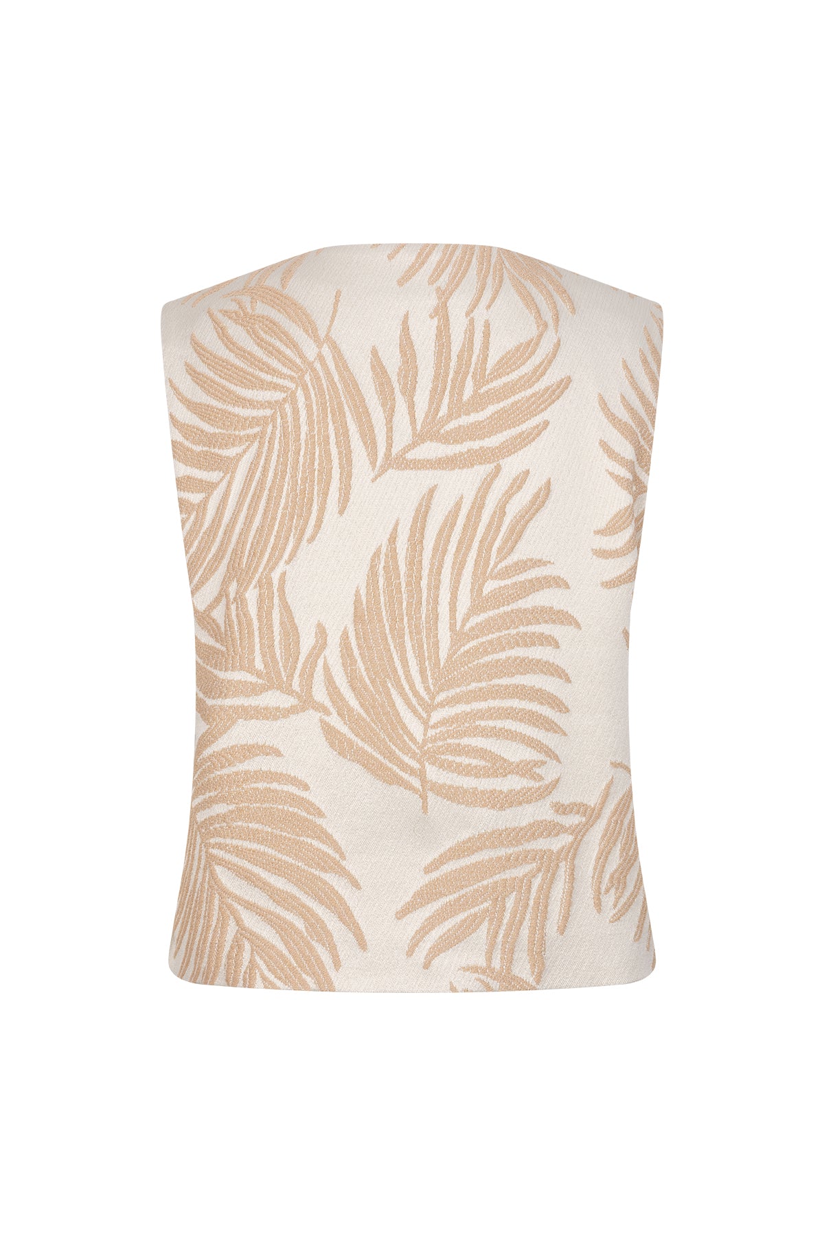 BEAU collarless gilet