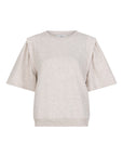 TRISTAN sweat top with half wide sleeves