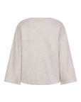 TIBERE V neck sweat long staight sleeves