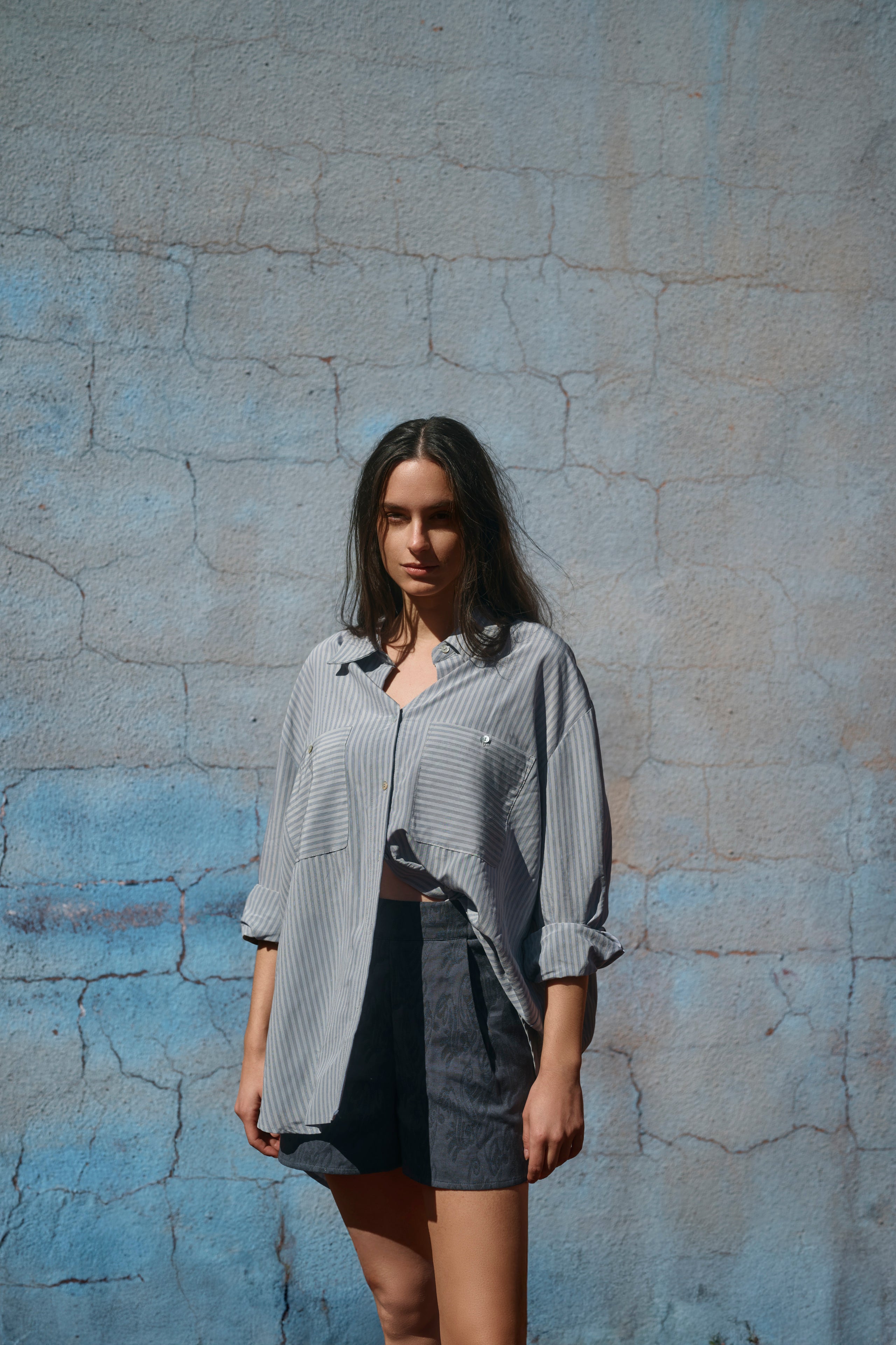 CAYES long sleeves shirtdress