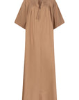 IBAE long balloon sleeves poplin dress Coffee