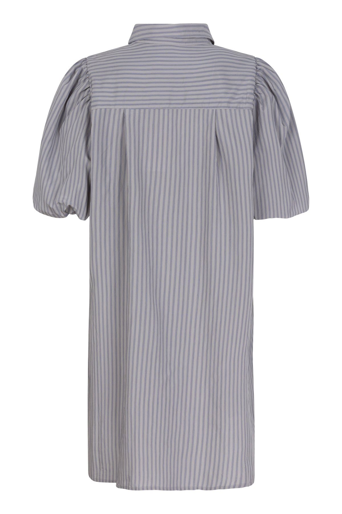 CAMMI short dress placket balloon sleeves