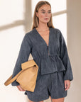 ILAS big leather shopper