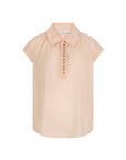 ILICE woven sleeveless top with collar Sunnkiss