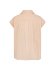 ILICE woven sleeveless top with collar Sunnkiss