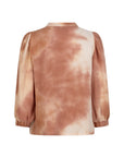 CYRILLE japanese collar pleated blouse
