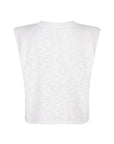 VERROS sleeveless knitted top Snow White