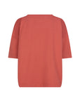 COLLIN boxy jersey top half sleeves