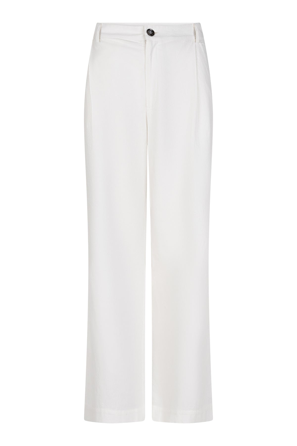 IEME straight pants with pleated waistband