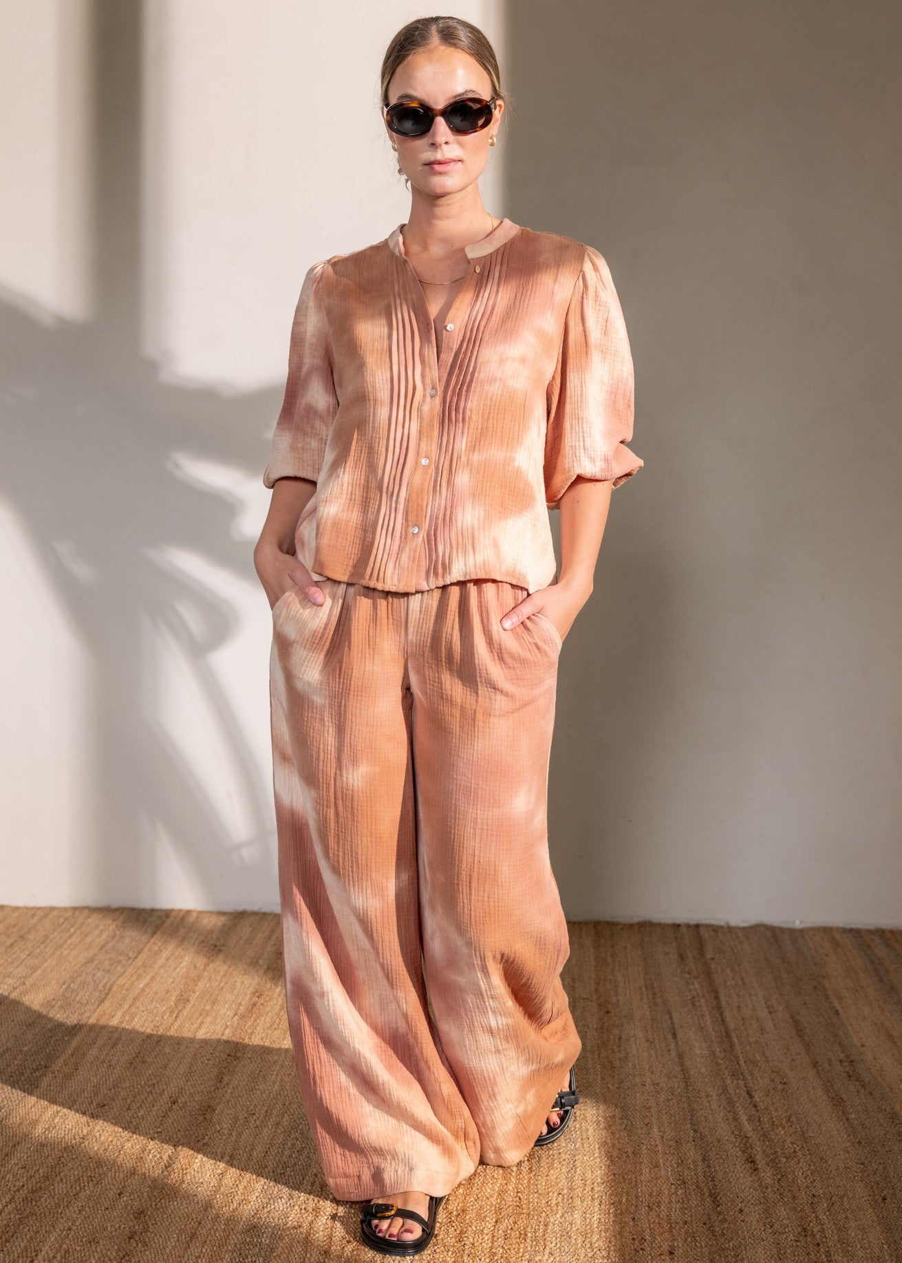 CYLYN pull on wide leg pants