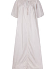 IBAE long balloon sleeves poplin dress MINERAL GREY
