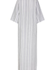 CLAIRE maxi dress with elastic waist detail