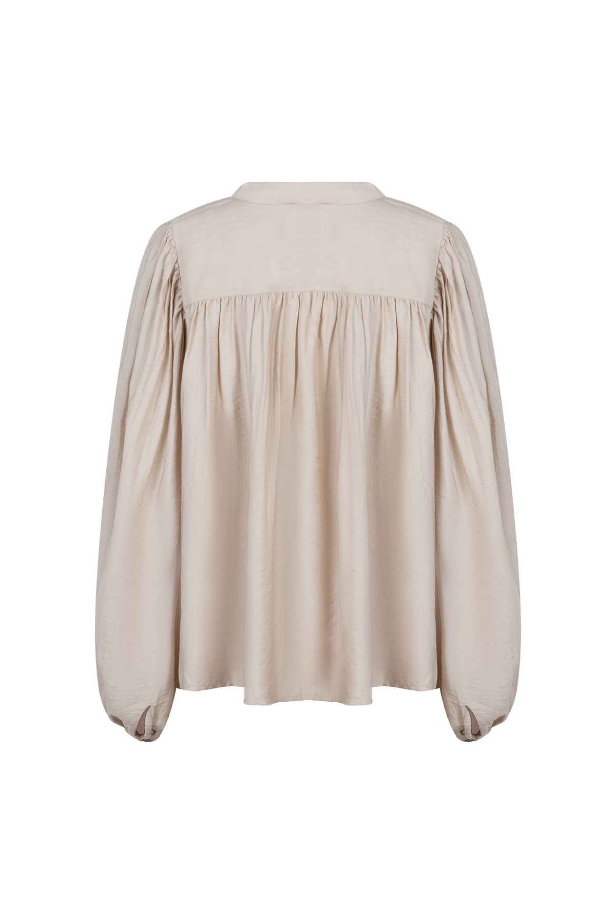 Ilay plooitjes blouse zand