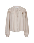 Ilay plooitjes blouse zand