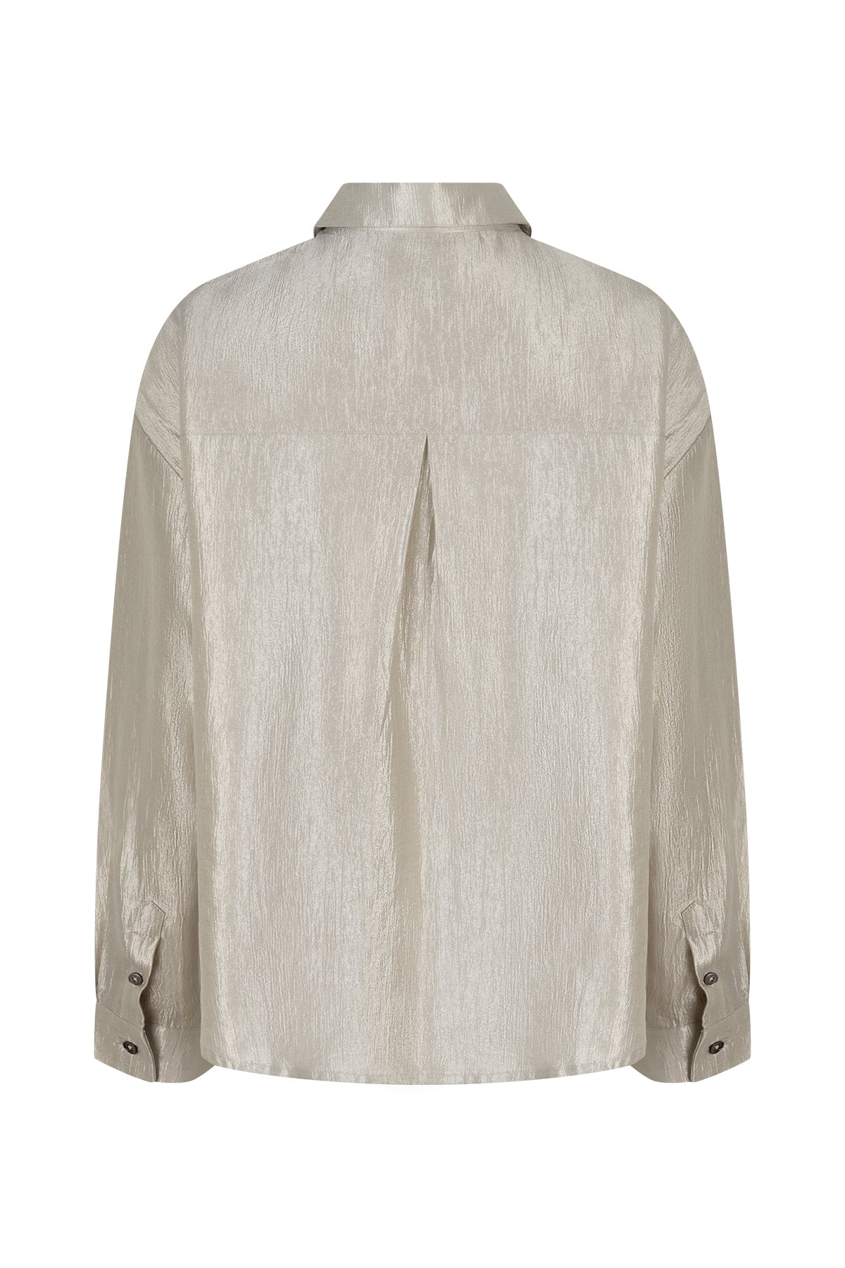 Camile parelmoer glans blouse