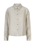 Camile parelmoer glans blouse