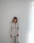 Perre blazer blouse sand