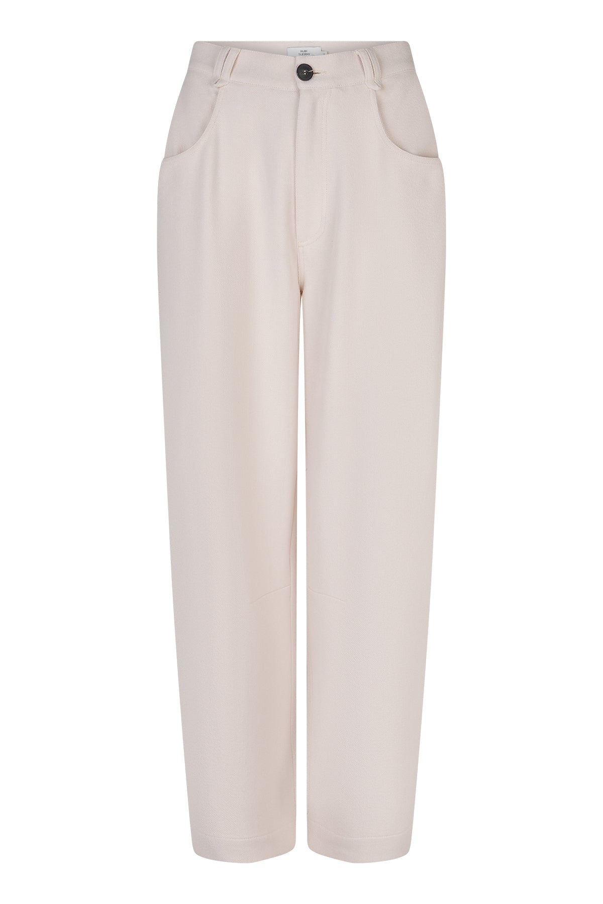Pieke barrel  broek off white
