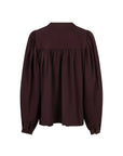 Ilay collarles pleated blouse