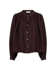 Ilay collarles pleated blouse