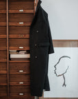 Mattia long dubble breasted woolen coat