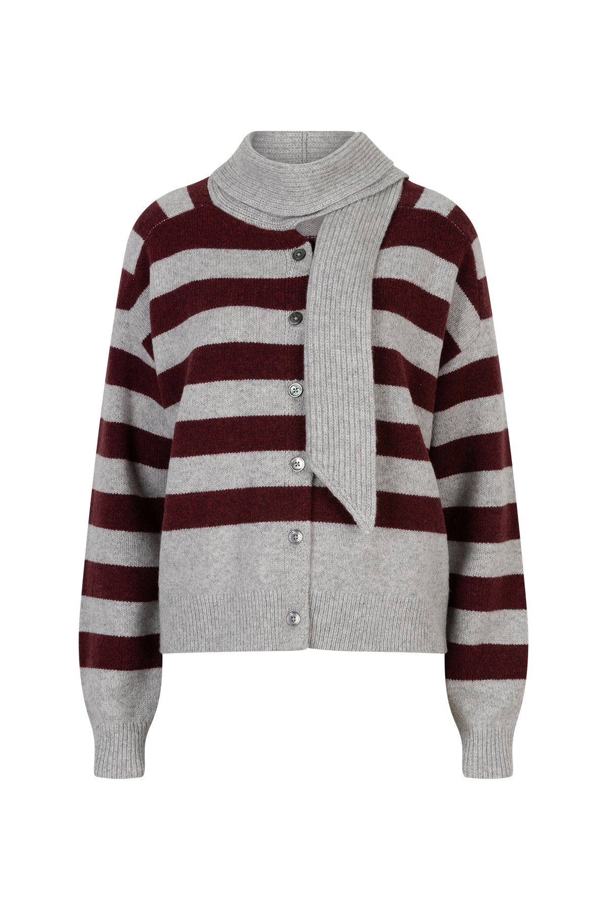 Veri lamswool scarf cardigan