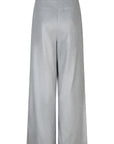 Perce pleated wide leg pants Grey Melange
