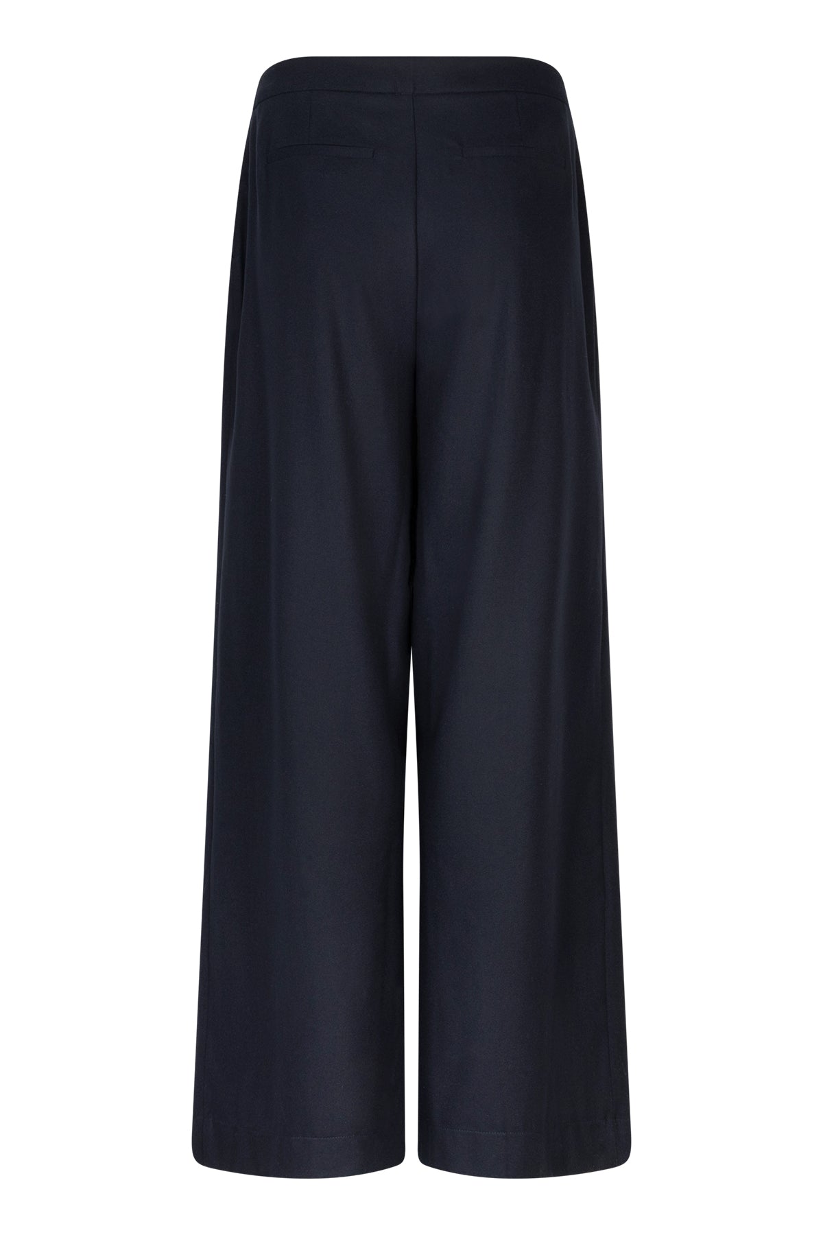 Perce pleated wide leg pants Night Blue