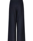 Perce pleated wide leg pants Night Blue
