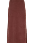 Vilette fluffy knitted maxi skirt