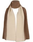 Victore fluffy scarf mocca
