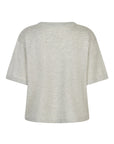 Valerian short sleeves merinio top lichtgrijs melee